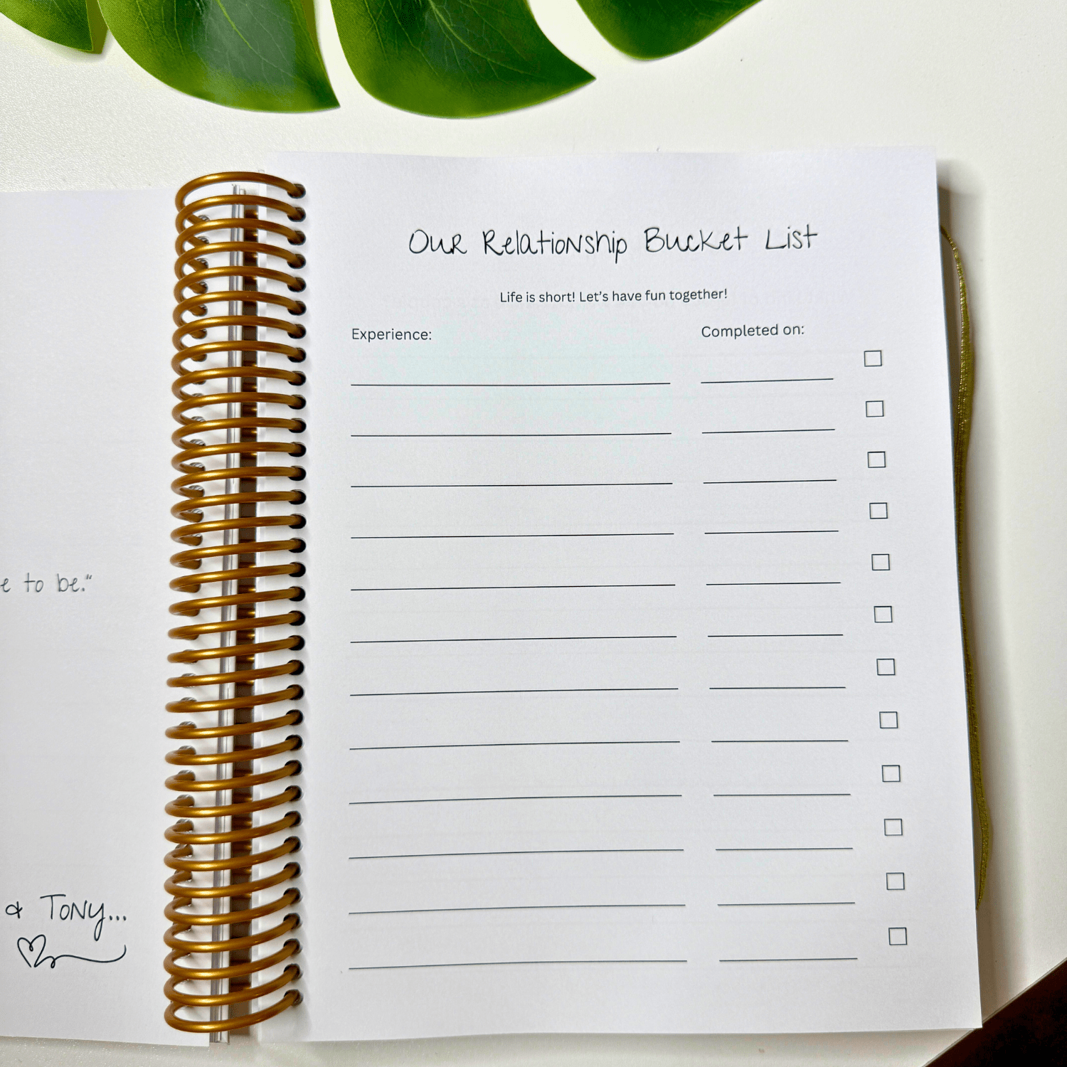 The Lovers Journal