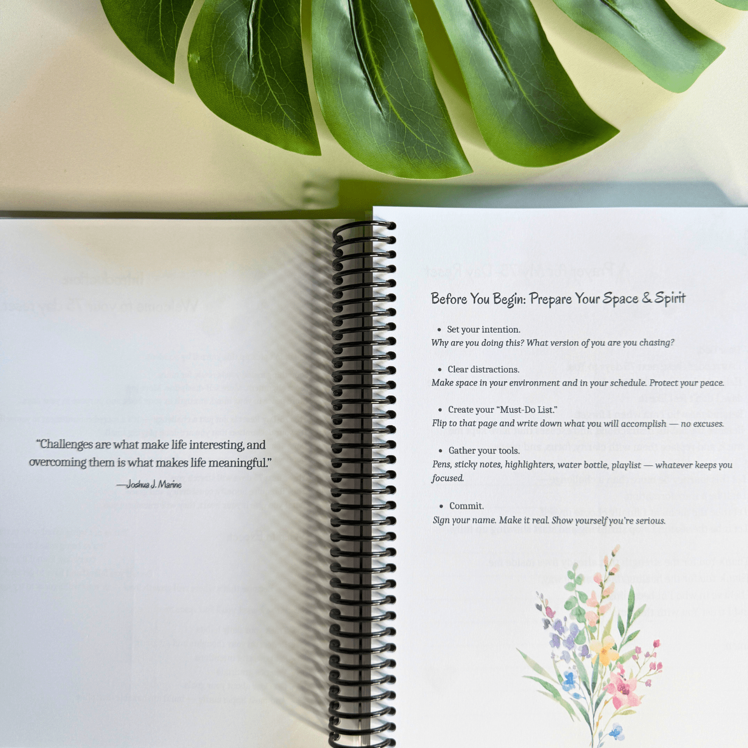 The 75-Day Reset Journal