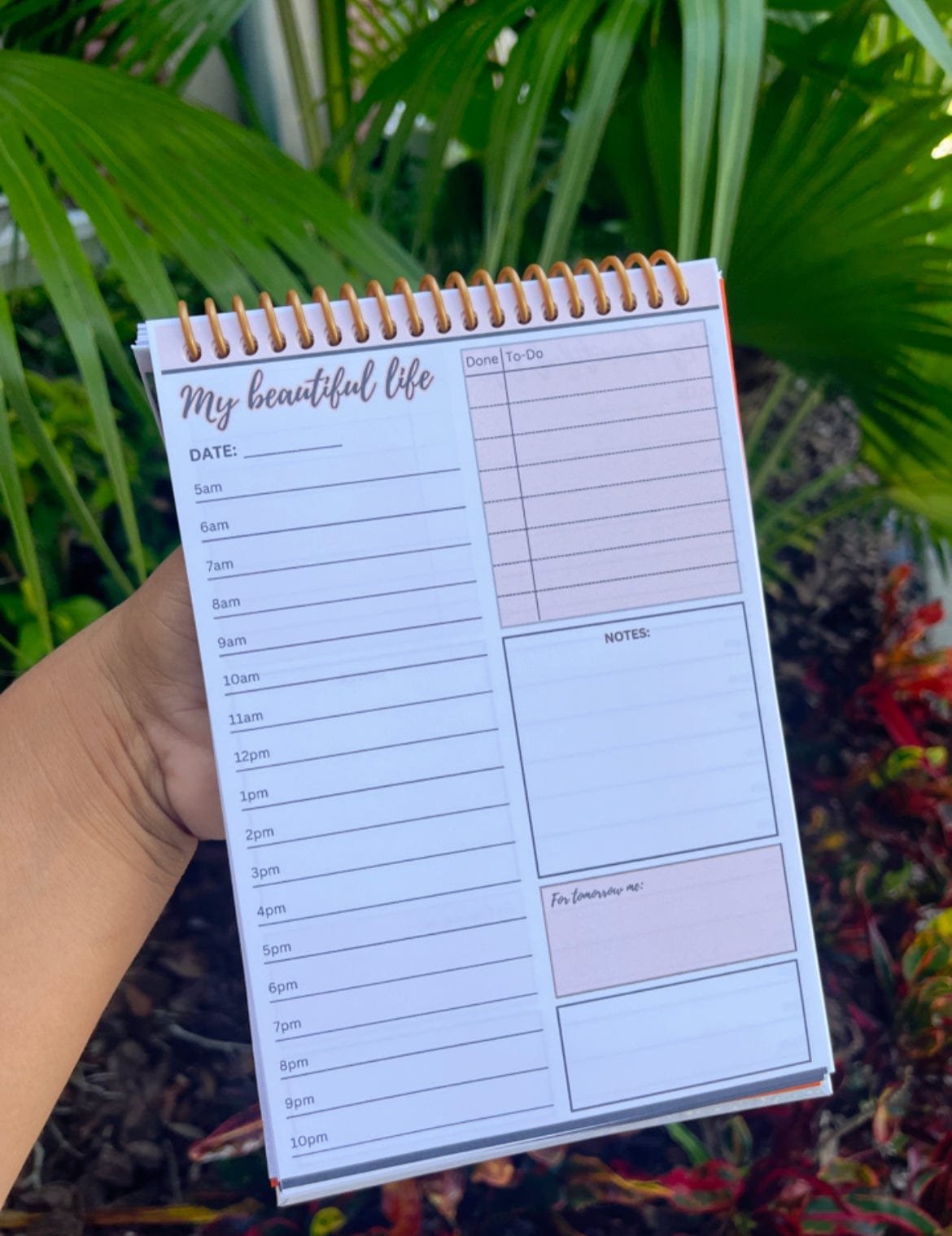 MY BEAUTIFUL LIFE NOTEPAD